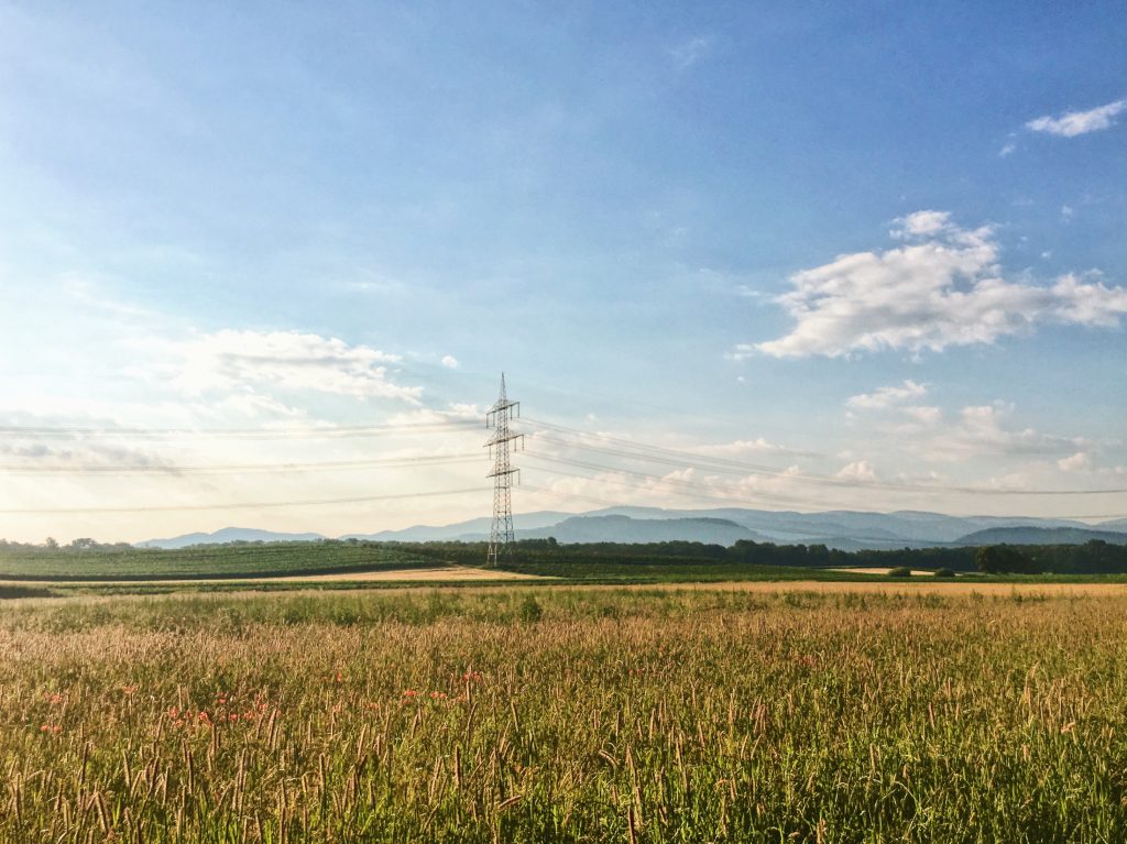Radfahrt am Morgen