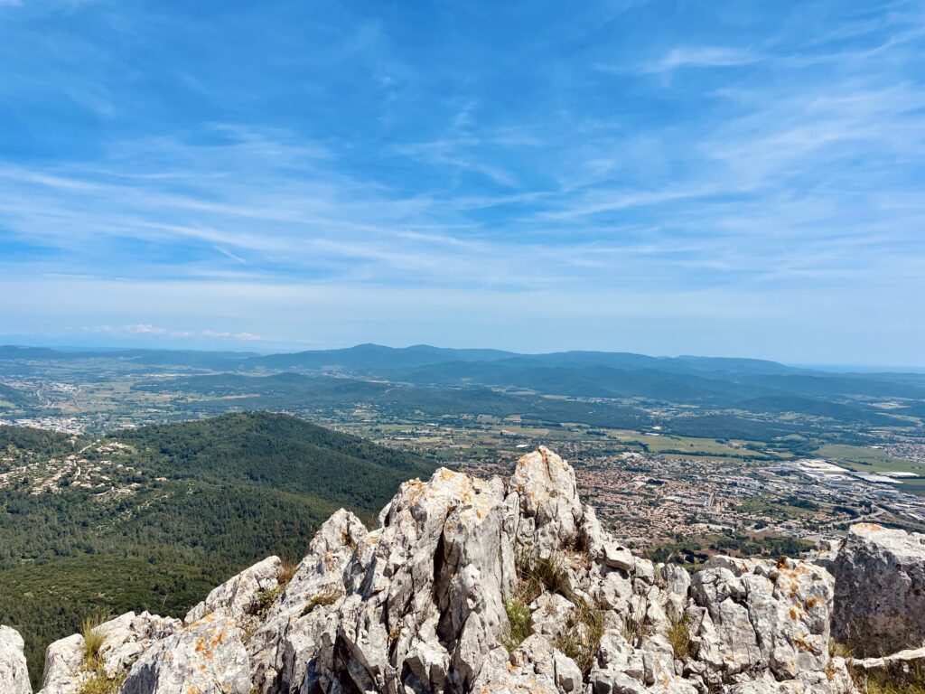 Col du Corps de Garde, Mont Caume, Mont Faron, Mont Coudon