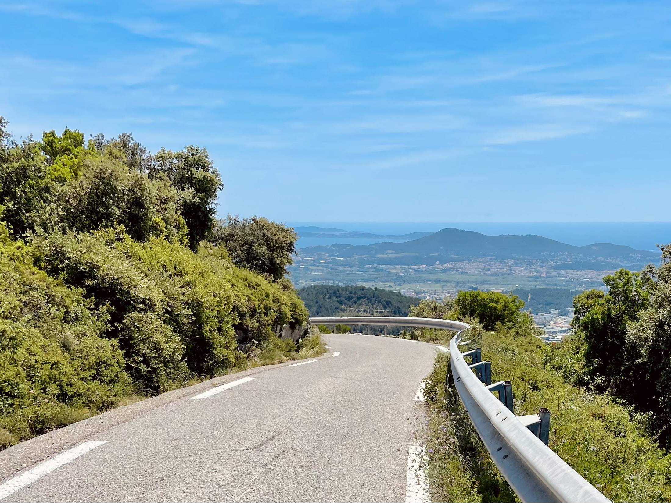 Col du Corps de Garde, Mont Caume, Mont Faron, Mont Coudon