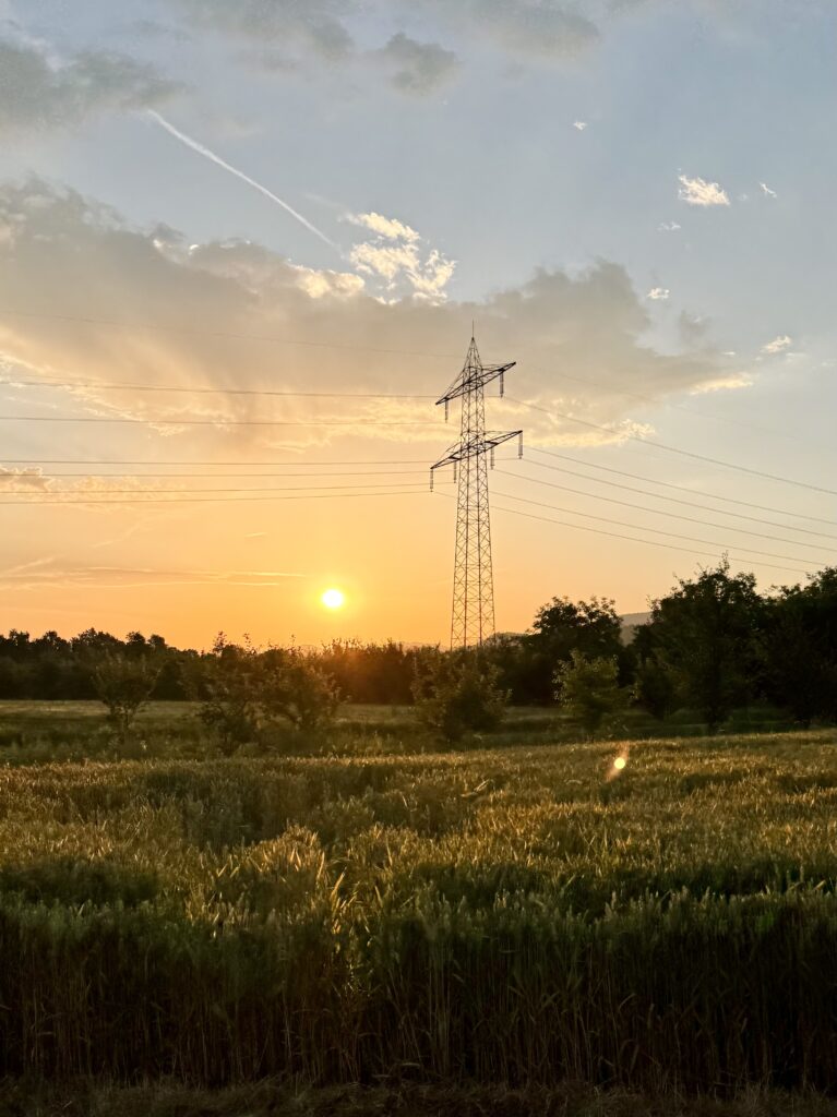 Fahrt am Morgen